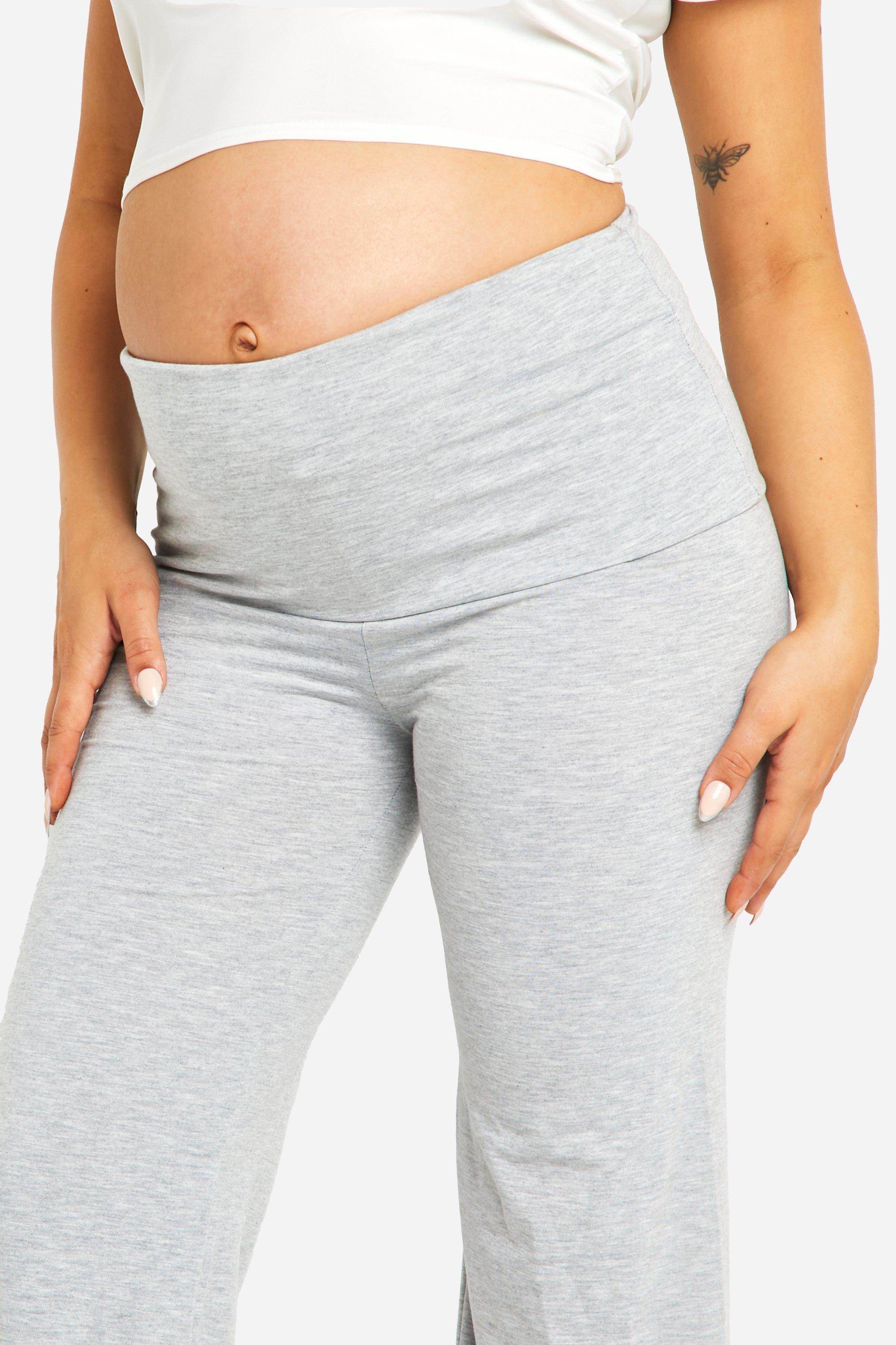 Maternity fold over yoga pants sale